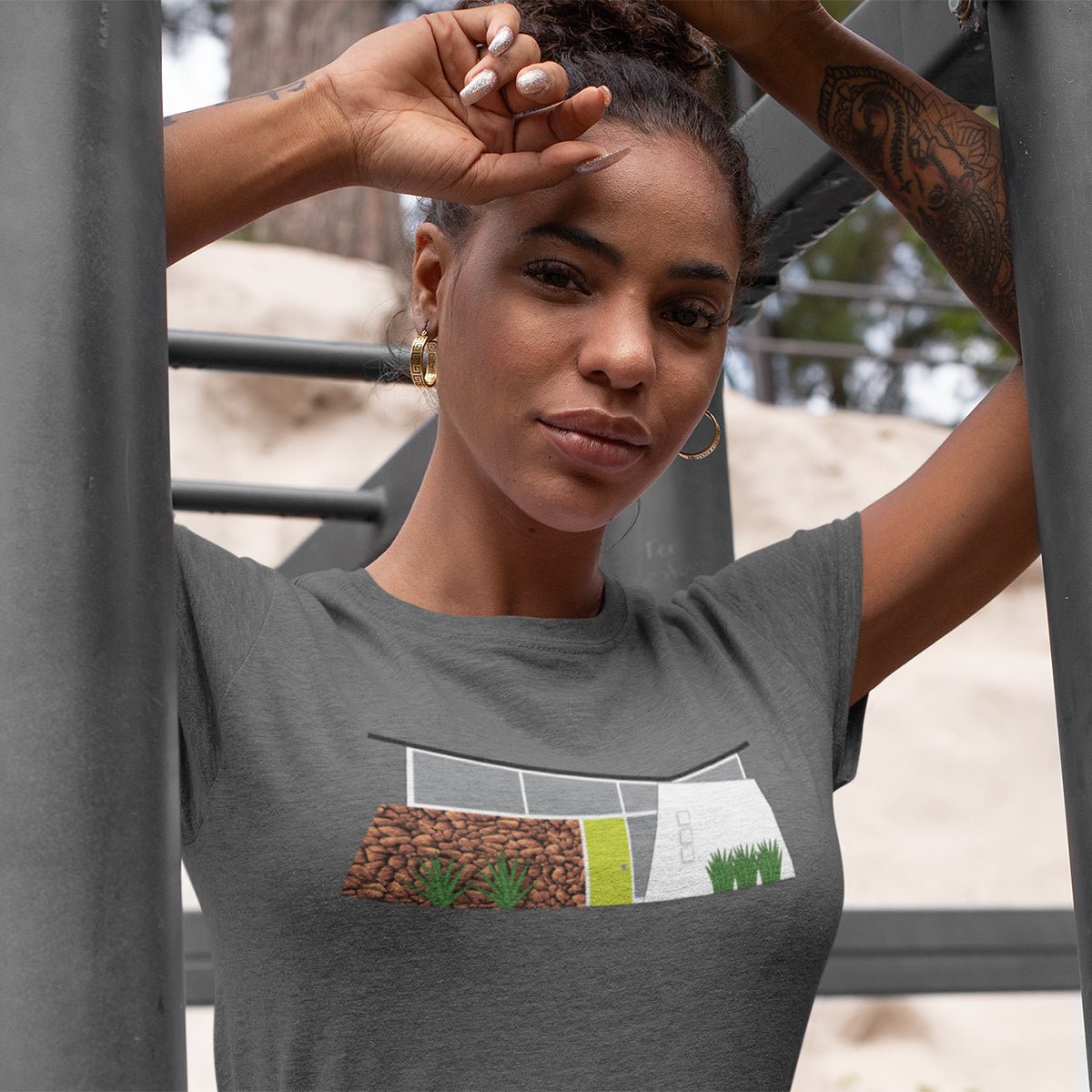 Unisex T-shirt - Midcentury Ranch Club House