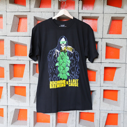 Party Crusher IPA T-Shirt by A Lost Cause - Black - Unisex