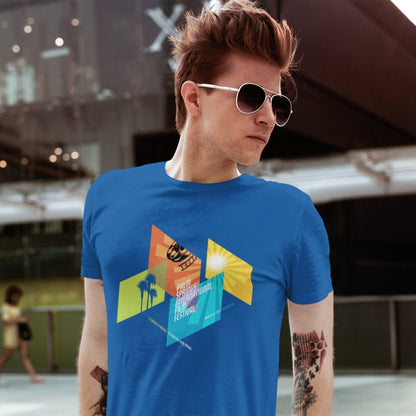 Unisex T-shirt - 2023 Palm Springs Film Festival - Columbia Blue