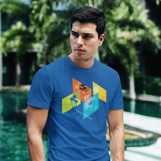 Unisex T-shirt - 2023 Palm Springs Film Festival - Columbia Blue
