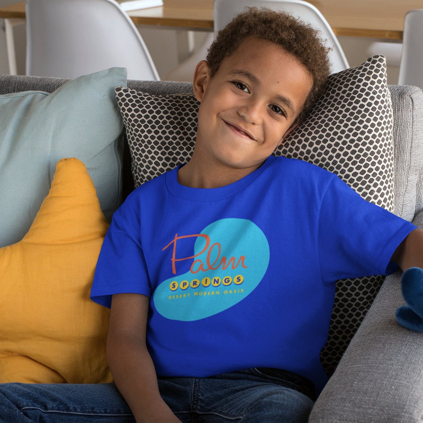 Unisex T-shirt Kids - Pool Design - Lapis