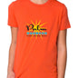 Kids Unisex T-shirt - Palm Springs Starburst - Orange