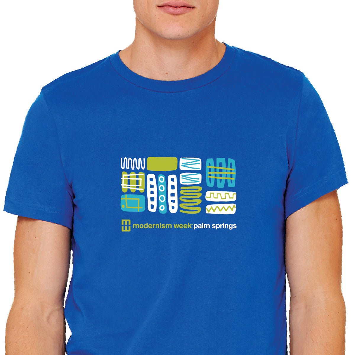 Unisex T-shirt - Modernism Week Mambo  - Blue