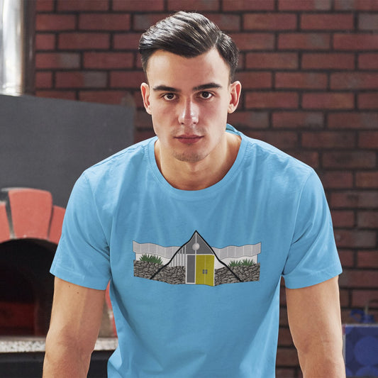 Unisex T-shirt - Swiss Miss House - Ocean Blue